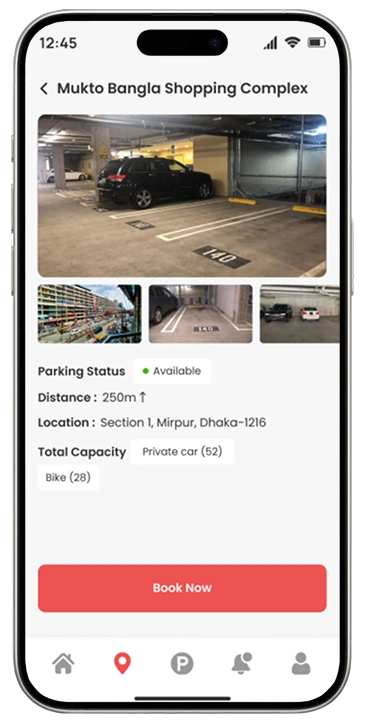 ParEasy UI Screen 9