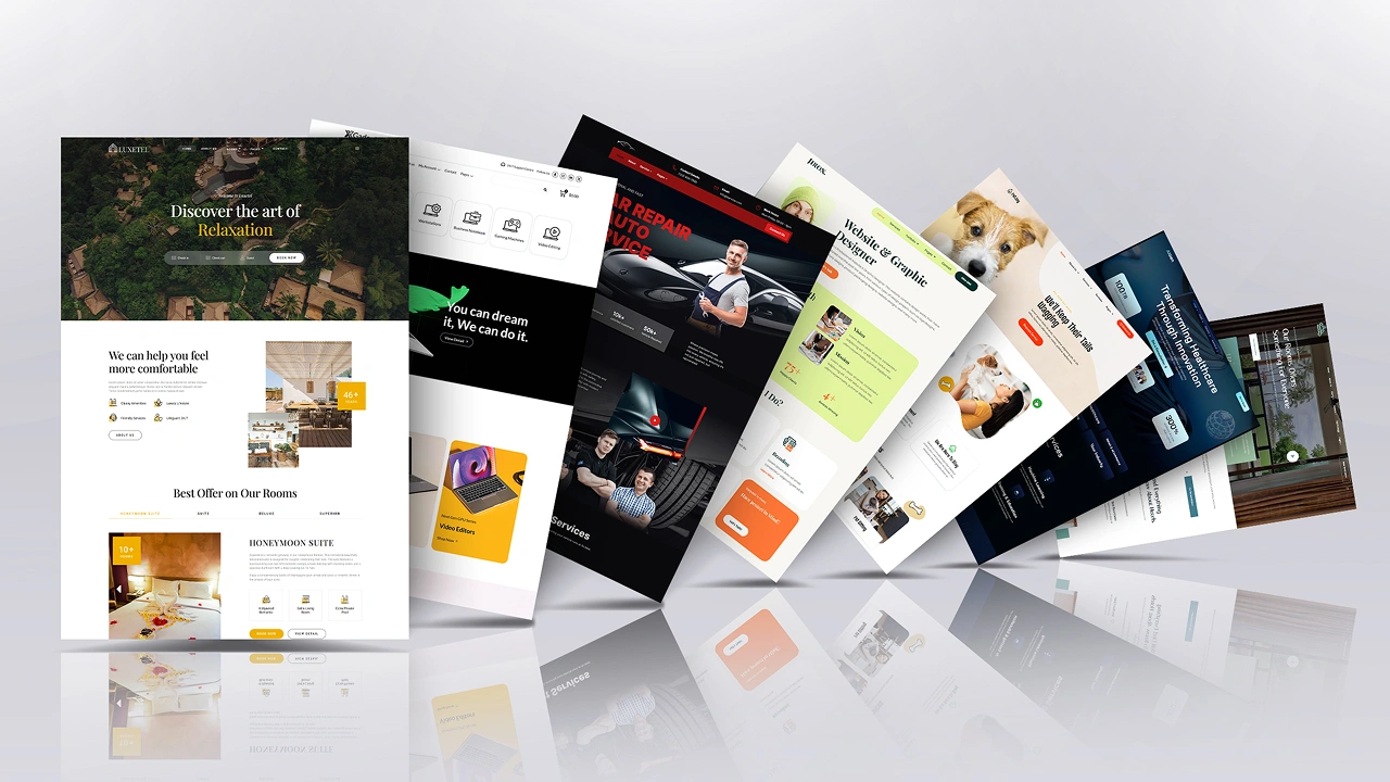 ৭৫+ রেডি টু ইউজ WordPress Website টেমপ্লেট বান্ডেল